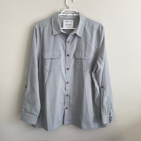 WIND RIVER No Fly Zone Mosquito Repellent Women's Grey Shirt Size XL - Picture 1 of 14
